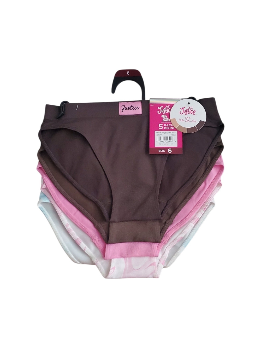 Justice Girls 5-Pack Bikini Briefs